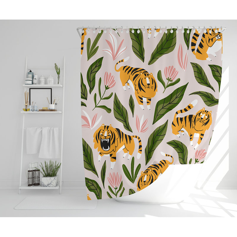 Elizander 13 Piece Polyester Shower Curtain Set
