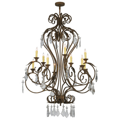 Lustre 10 lumières l 48 po Josephine