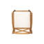 2 pièces en bois, dossier croisé, eau, 46,43 po, paire de tabourets de bar - configuration élégante, coussin d'eau, hauteur, assemblage-1273065580
