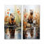 Beavers Pond Reflections Florals I - ensemble de 2 reproductions d'art mural Beaver-1244388402-1244388397