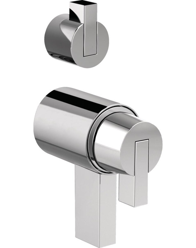 Litze® Shower Integrated Valve with Handles, Chrome, Lever