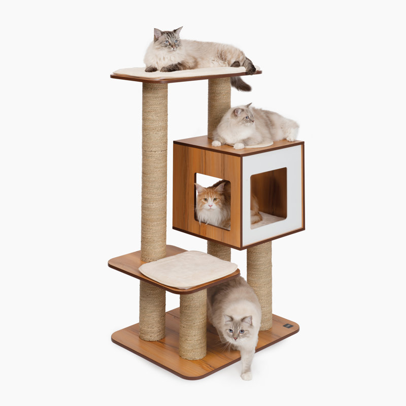 Catit Vesper High Base Giant, Walnut