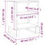 Mariacecilia 40cm W Iron Bedside Table-1004980436-971324583