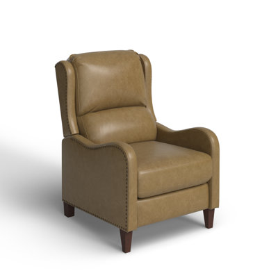 Westmere 28.75"" Wide Genuine Leather Manual Club Recliner -  Birch Lane™, F431A12780CF4DA2B96C536819969424