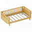 Lit en bois à profil bas avec rails pour filles et garçons-1382647452-1382647453