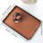 He Feng Rectangular Tray: Perfect For Home Living Room Cup Storage, Aromatherapy, Cosmetics, And Leather Organizer