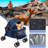 Foldable Pet Stroller (Blue)-122515917