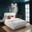 Upholstered Velvet Pine Standard Bed-713762616-713762756