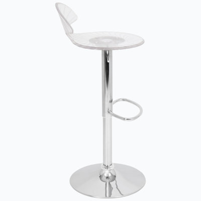 Swivel Upholstered Adjustable Height Counter Stool