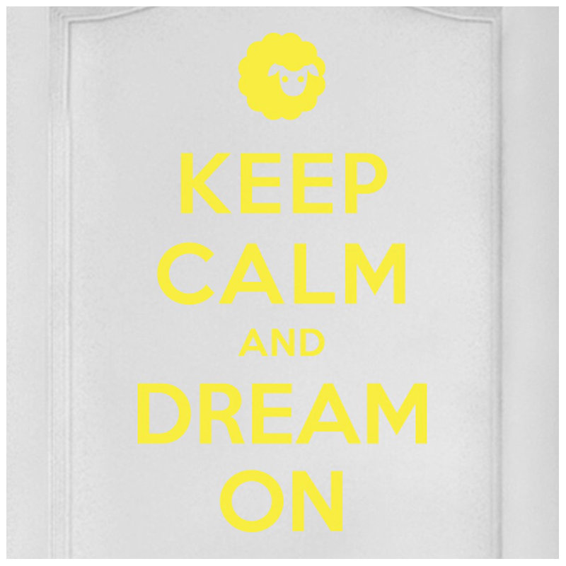 Wall Decal, Bright Yellow