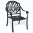 5-Piece Set Of Cast Aluminum Patio Furniture With Cushions