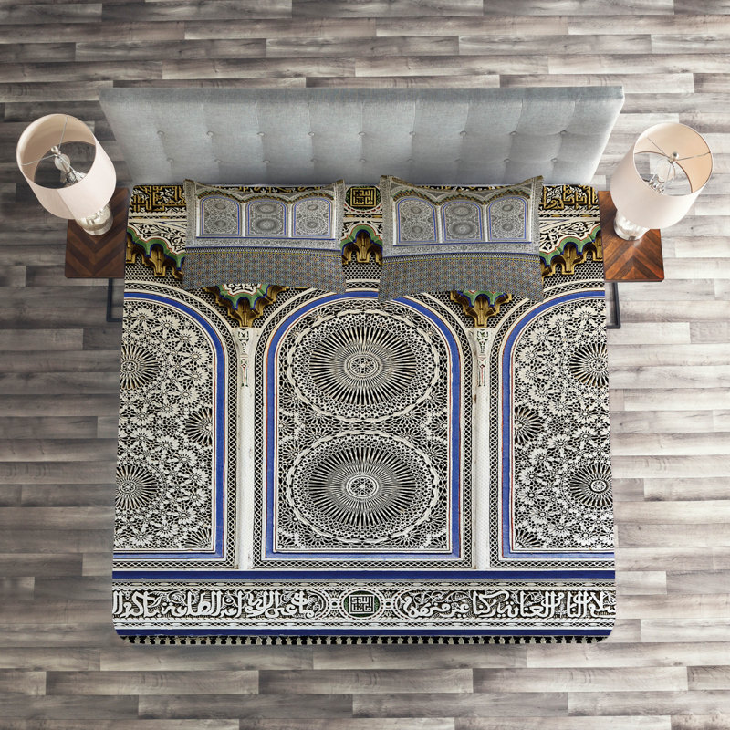 Eclectic Polyester Coverlet