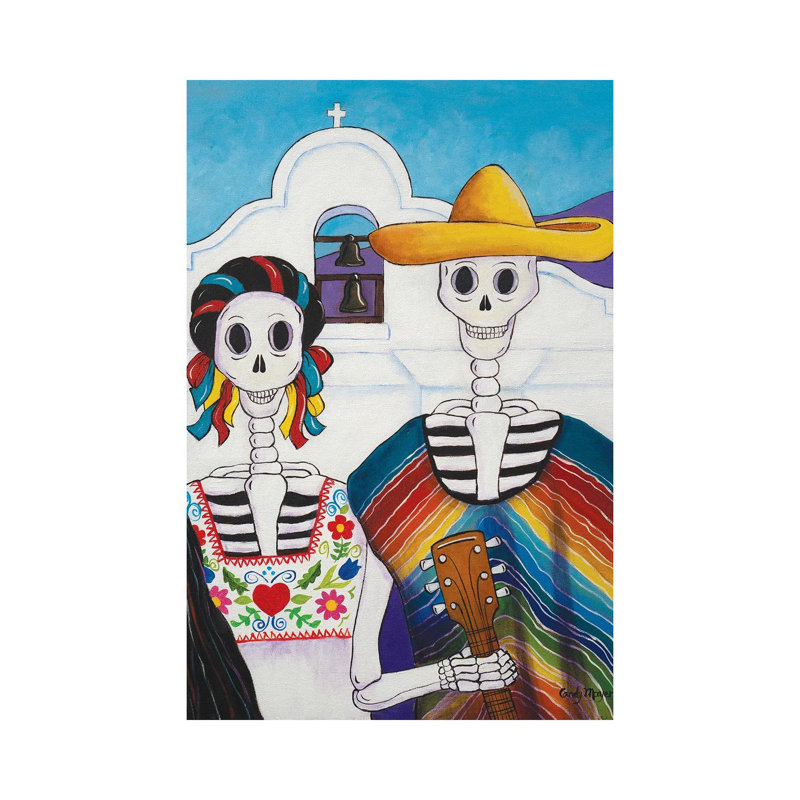 Mexican Gothic 1 Piece Wrapped Canvas Wall Art, 101.6 cm H x 66.04 cm W x 1.91 cm D