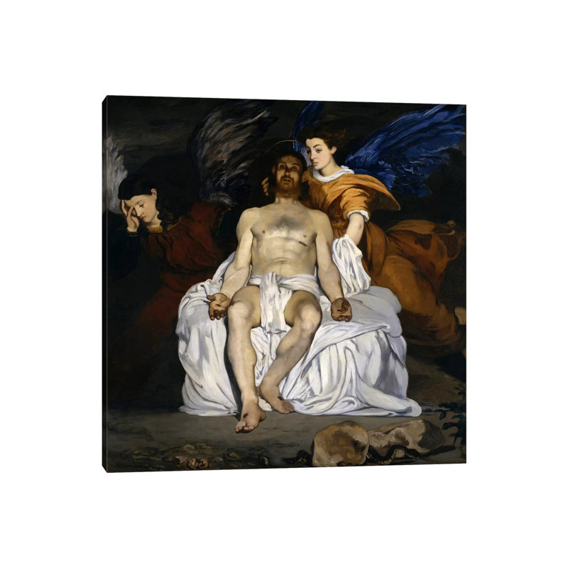 The Dead Christ With Angels by Edouard Manet - Wrapped Canvas Gallery-Wrapped Canvas Giclée, 30.48 cm H x 30.48 cm W
