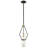 Raef 1 - Light Textured Bronze Brushed Brass Single Pendant-127115090-28222736