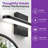 16" Black Modern Dimmable Integrated LED Bar Bathroom Vanity Light, Wall Sconce-413015920-417826601