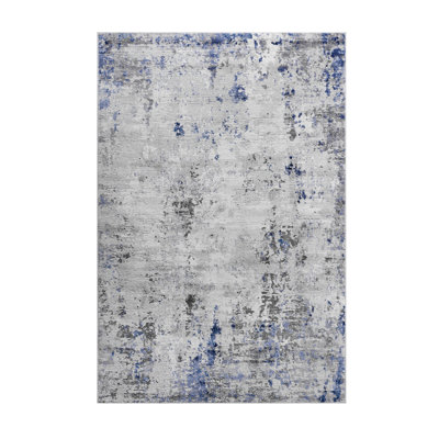 Area Rug, Collection Silver / Abstract Rug