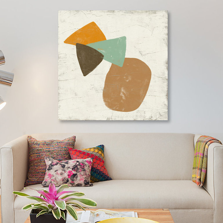 « mobile ii », impression sur toile, H 26 po x l 26 po x P 1,5 po, Pas de tapis, Toile tendue