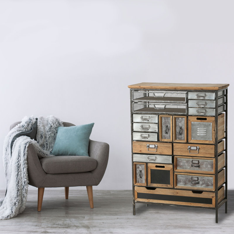 17 Stories Commode décorative 17 tiroirs Brantson et Commentaires ...