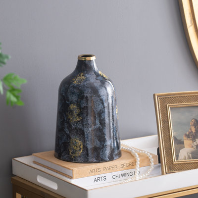 Vase en verre décoratif