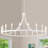 Hendon 20- Light Large Farmhouse Wagon Wheel Chandelier Candle Style Rustic Round Lights Fixture for Kitchen Island Living Room Foyer Entryway-93591403-109264153
