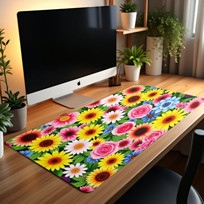 Polyester Desk Pad, 31.5x15.5