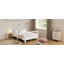 Lit de sol Montessori convertible Briar en bois massif avec barrières de sécurité et fonction lit de jour-135444827-135444828