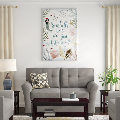 «Sun-Kissed Christmas Collection B» par Victoria Bannes, reproduction d'art textuel sur toile tendue