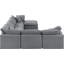 Ensemble modulaire de coin en velours 7 pièces Itala-94482571