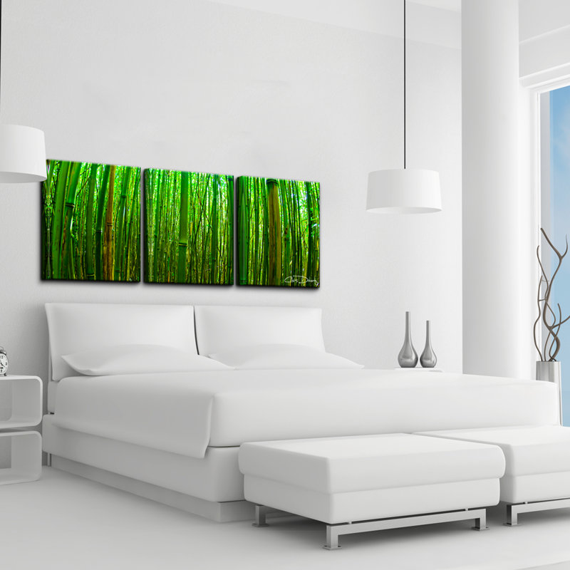 Maui Palms par Christopher Doherty, reproduction de photo sur toile tendue 3 pièces