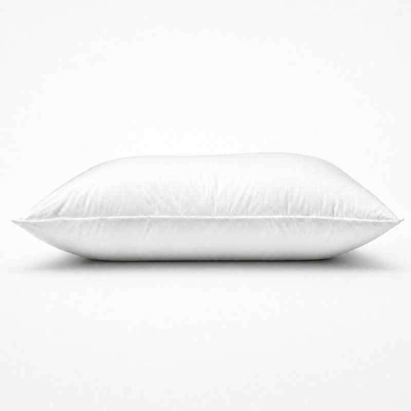 Goose Down Pillow - Standard - Firm - White, Standard, Firm