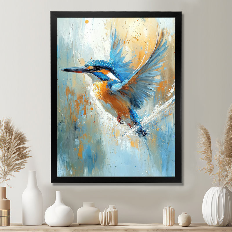Brandt - Animals Canvas Wall Art, Black, H 20 po x l 12 po, Reproduction encadrée sans passe-partout