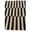 Tapis noir et blanc Orta