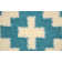 Tapis bleu/ivoire sud-ouest