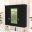 Armoire à pharmacie murale avec miroir et tablettes réglables-370273457