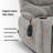 Wide Power Recliner Lift Chair with Extended Footrest For Big People, Fabric-588871144