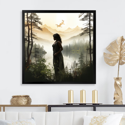 " Forest Woman Pregnant Serenity I "