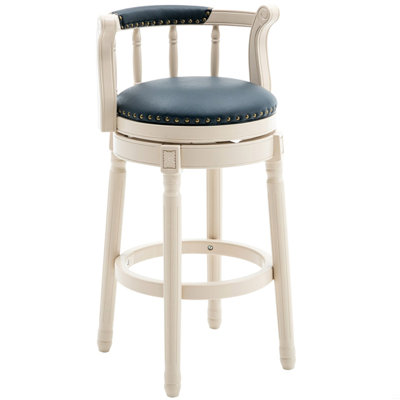 Bar Stools Seat Height 295 Leather Wooden Bar Stools