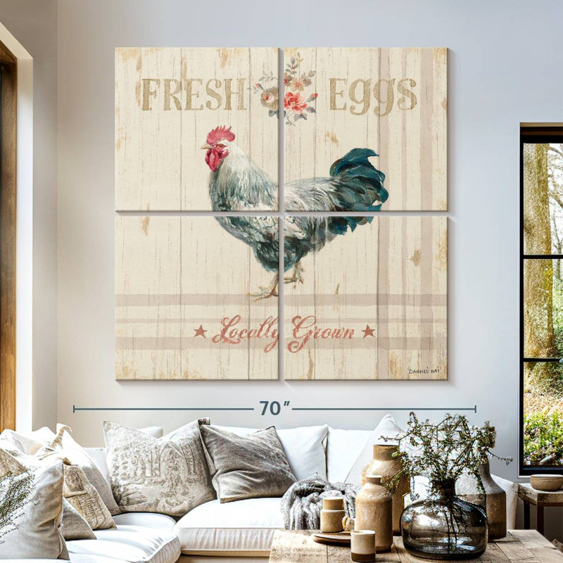 Brampt Farm Patchwork VIII, 57" H x 57" W