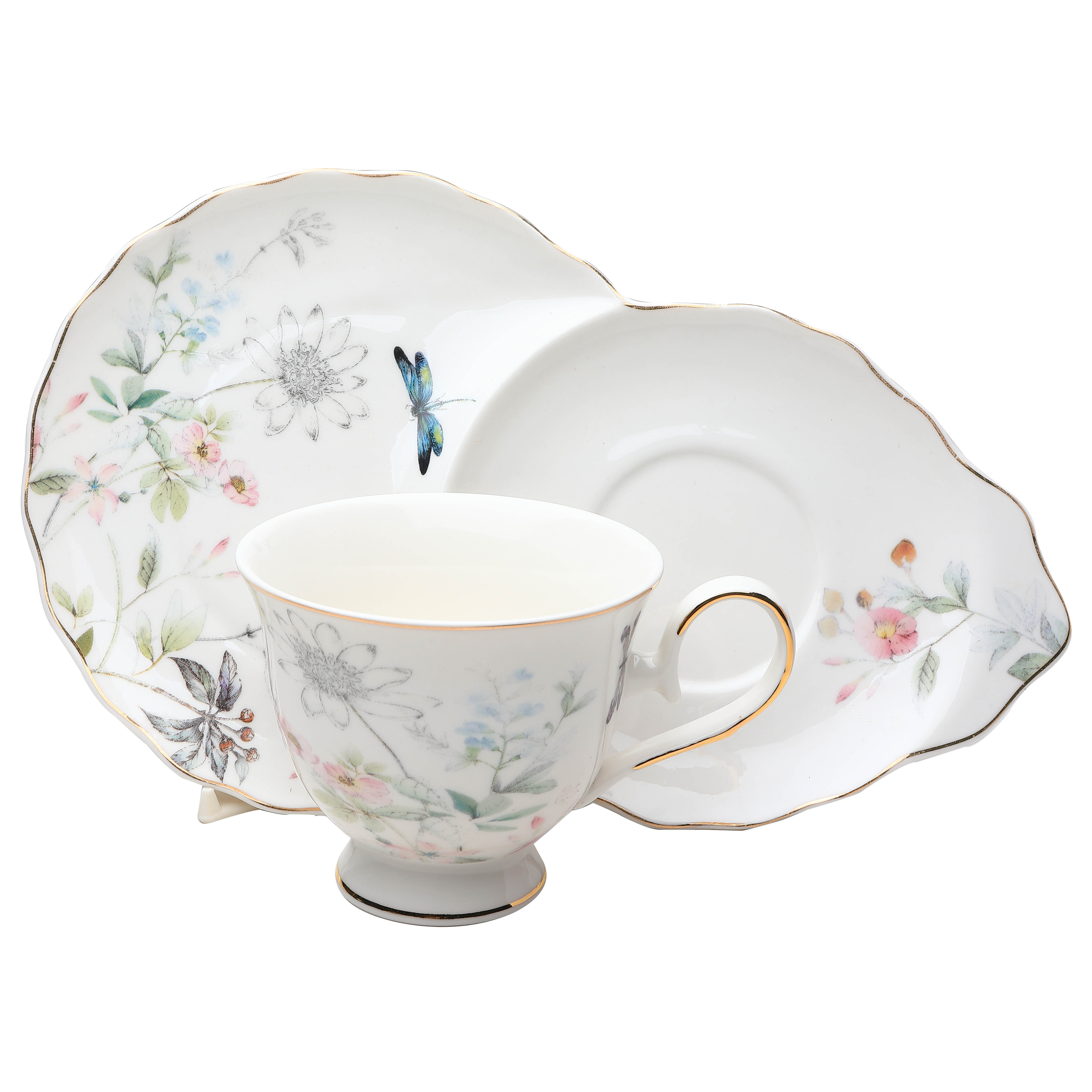 Coastline Imports 2Piece Teacup Set & Reviews Wayfair