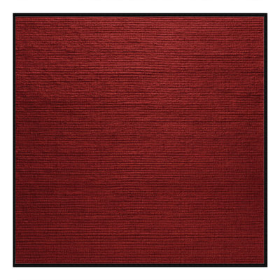 Machine Washable Solid Red Area Rug