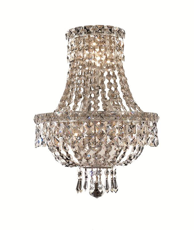 Stinnett Flush Mounted Sconce, Chrome