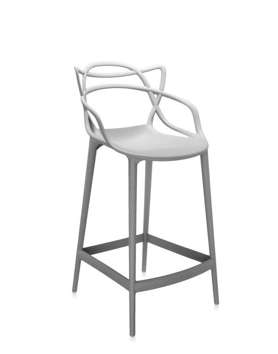 Masters Outdoor Bar Stool, Counter, Gray