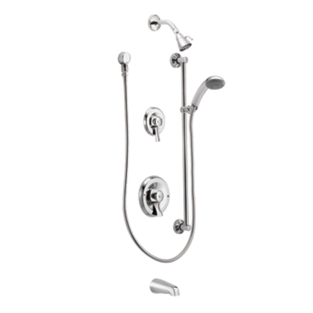 Commercial Pressure Balanced Complete Shower System with Posi-Temp® Moen