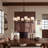 8 - Light Steel Dimmable Chandelier-1033276111