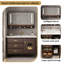Ensemble de meuble-lavabo autoportant 47,64 po avec miroir-1110546246