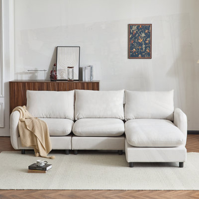 3-Piece Modular Free Combination Sectional Sofa Couch