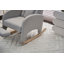 Chaise berçante en coton et lin avec repose-pieds réglable-1543528525
