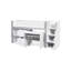 Toka Single (3') Loft Bed Bed Frame with Storage Included with Desk Included