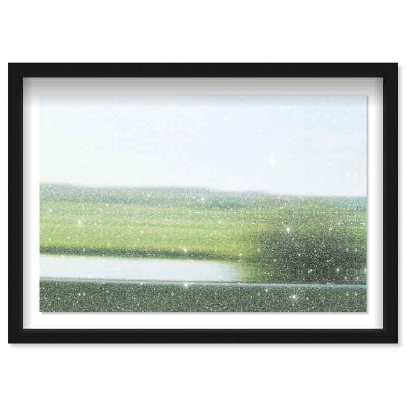 Velocity Meadow I Print by Oliver Gal, 11.5"H x 16.5"W, Black Shadowbox